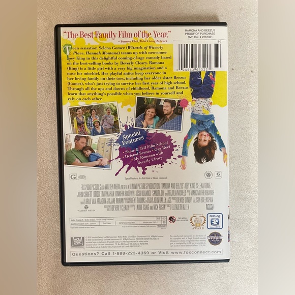 “Ramona and Beezus” DVD movie - Picture 2 of 2